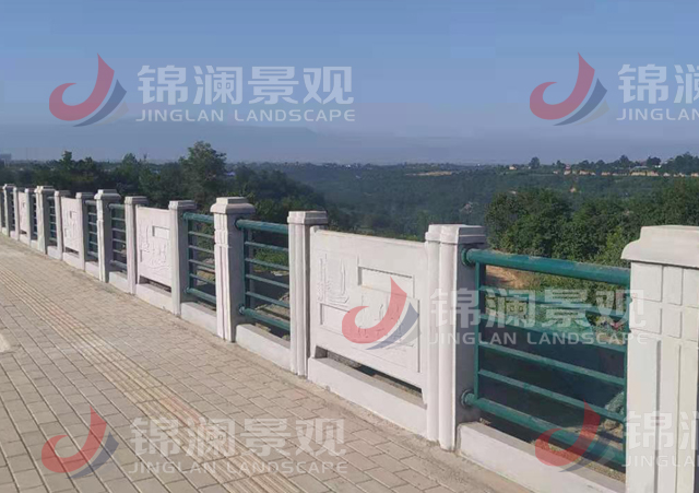 铸造石栏杆,桥梁装饰挂板,微晶铸造石,铸造石,精铸造石,GRC,GRC,UHPC,阿尔博树池坐凳