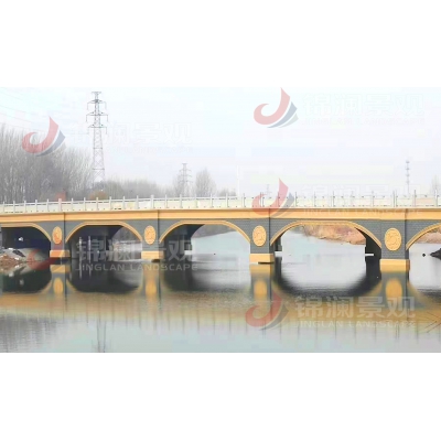 桥与建筑巧妙结合