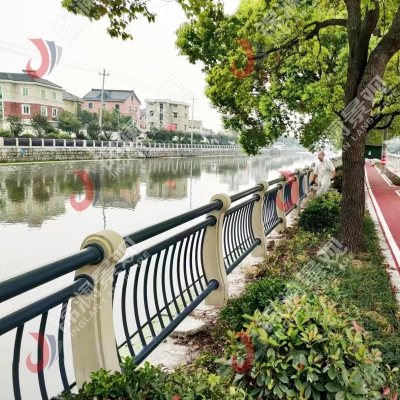 江苏常州河道铸造石栏杆