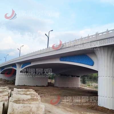 铸造石桥梁装饰挂板 桥梁装饰 包装桥精品