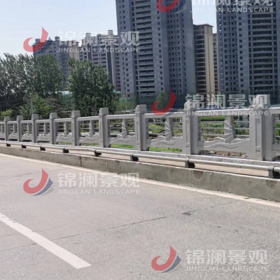 江苏泰州铸造石桥梁景观护栏