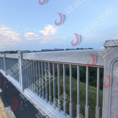 桥梁铸造水磨石复合栏杆