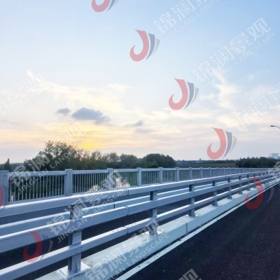 桥梁金属防撞护栏景观栏杆