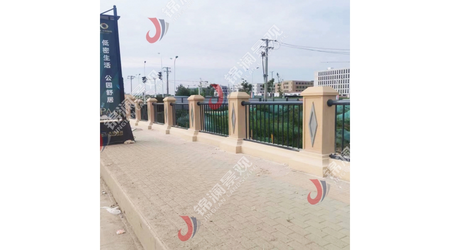 扬州铸造石金属复合景观栏杆