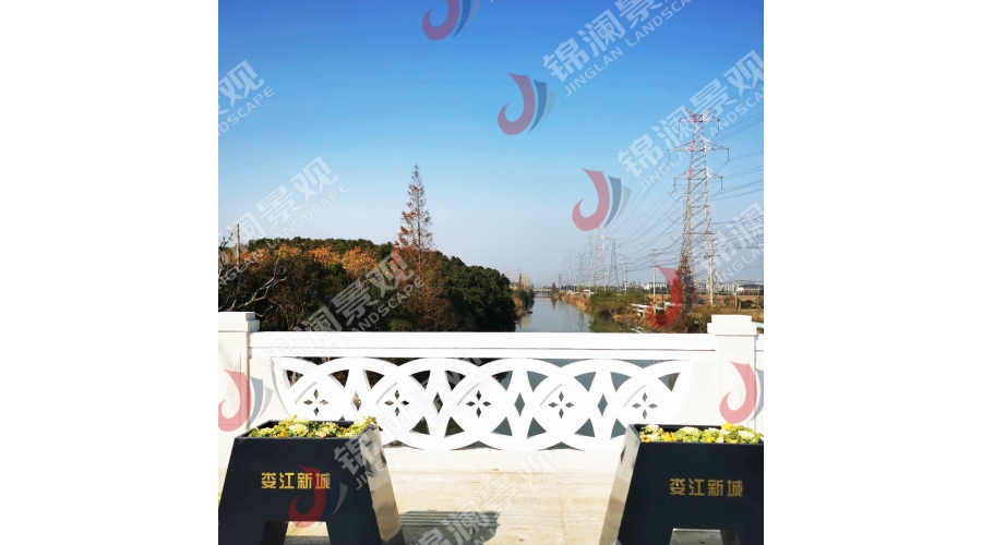 桥梁景观造型锌钢护栏